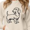 Artistic Dachshund Stencil