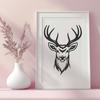 Stunning Deer - Laser Engraver PNG