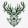 Free Deer In DXF - Free Download