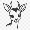 Free Doe In SVG - Free Download