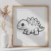 Unique Dino - Glowforge PDF