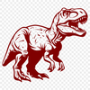 Free Artistic Dinosaur Illustration