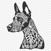 Free Ornate Dog Artwork