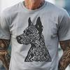 Ornate Doberman Pinscher In PDF & PNG