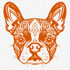 Ornate Dog Stencil - Free PDF Download