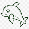 Free Free Dolphin Vector Image