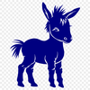 Artistic Standing Donkey - DXF Digital File