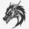 Creative Dragon SVG, PNG, PDF And DXF Files