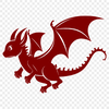 Dragon Printable Image In SVG, PNG, PDF And DXF Formats