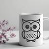 Owl In DXF Format - Free Digital Download, Commercial Use