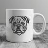 Stunning Bulldog SVG - For Procreate Project