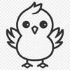 Unique Chick SVG - For Cricut Project