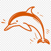 Free Dolphin - For Laser Engraver Project