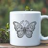 Ornate Butterfly In PDF & PNG