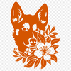 Husky Printable Artwork In SVG, PNG, PDF And DXF Formats