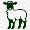 Stunning Lamb In DXF Format - Free Download