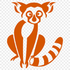 Lemur Vector Art In SVG, PNG, PDF And DXF Formats