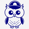 Owl Template In SVG, PNG, PDF And DXF File Formats