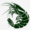 Shrimp Clipart In DXF File Format For Free Download