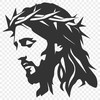 Creative Jesus Clipart In DXF For Free Download