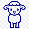 Beautiful Sheep - DXF For Commercial Use