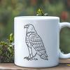 Stunning Perched Bird - DXF