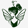 Stunning Fairy In SVG For Free Download