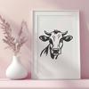 Cow In SVG Format - Free Digital Download, Commercial Use