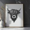 Stunning Highland Cow In SVG, PNG, PDF And DXF File Formats - Free