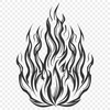 Artistic Flames Clip Art