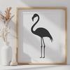 Beautiful Flamingo - DXF Format