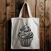 Artistic Cupcake Printable Artwork - Free SVG Download