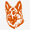 Creative German Shepherd In PNG Format - Free Download