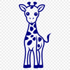 Unique Giraffe Clipart