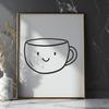 Unique Coffee Cup Vector Image DXF - Free Download