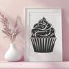 Free Unique Cupcake Template PDF - Commercial Use