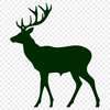 Creative Deer Printable Artwork In SVG For Free Download