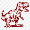 Creative Dinosaur Vector Image In PDF For Free Download