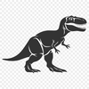 Artistic Dinosaur In DXF Format - Free Download