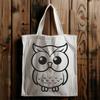 Creative Owl Stencil