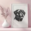 Artistic Rottweiler Artwork