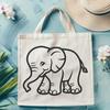 Stunning Standing Elephant PDF