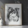 Unique Shetland Sheepdog Artwork