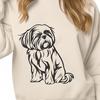 Stunning Sitting Shih Tzu In PNG - Commercial Use