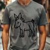 Artistic Donkey - Laser Cutter DXF