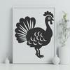 Artistic Turkey In SVG, PNG, PDF And DXF File Formats - Free