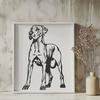 Stunning Great Dane Illustration In PNG For Free Download