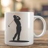 Beautiful Golfer Clipart - Free DXF Download