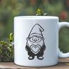 Beautiful Standing Knome Illustration - DXF