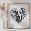 Unique Great Dane In SVG & DXF